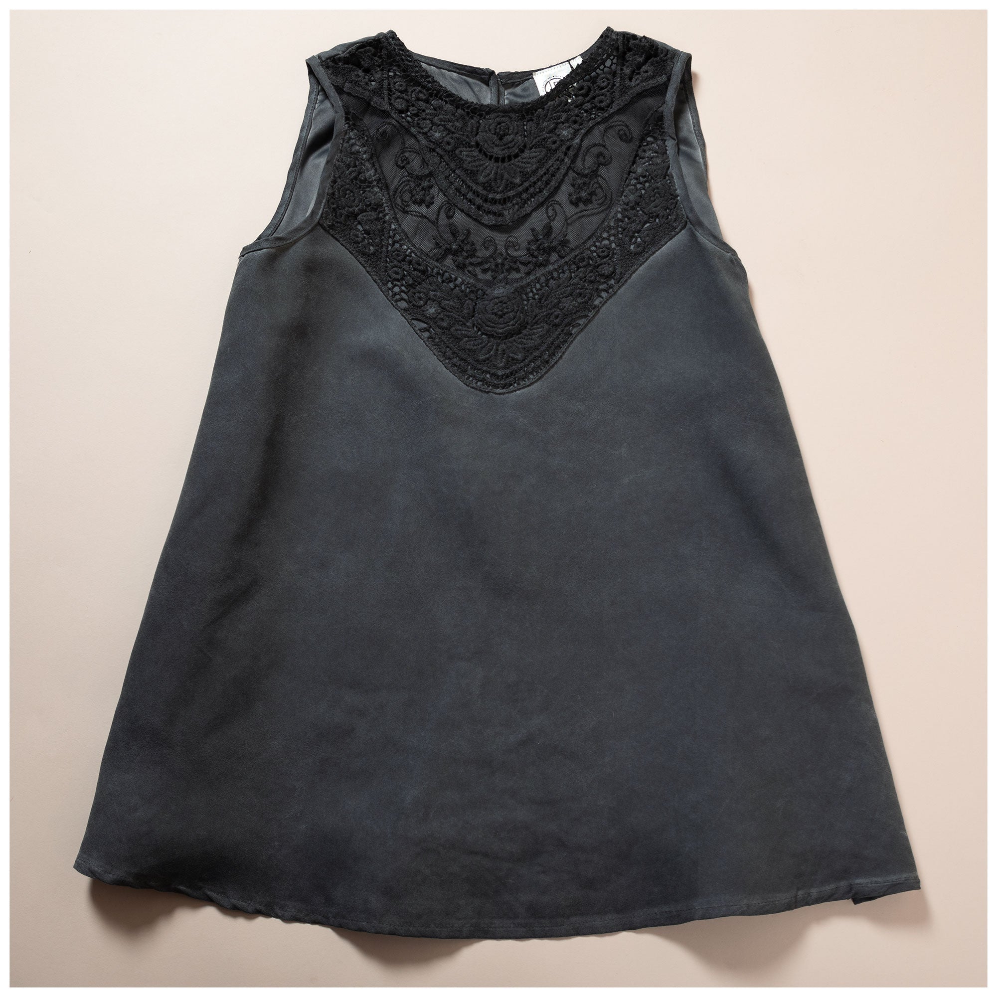 Lace Front Sleeveless Top - Aaria Tees Aaria Tees