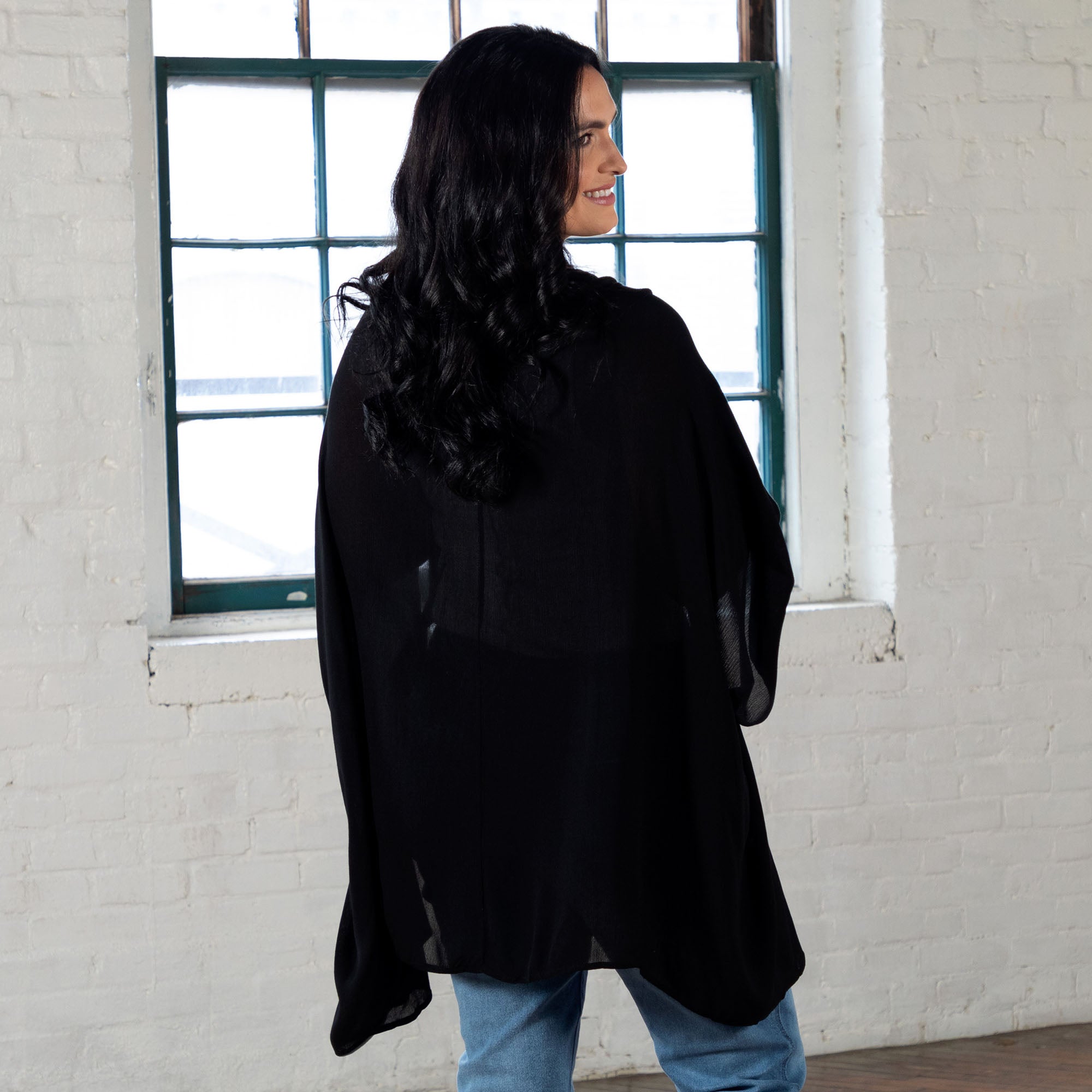 Comfy Sheer Kimono Cover-Up - Aaria Tees Aaria Tees