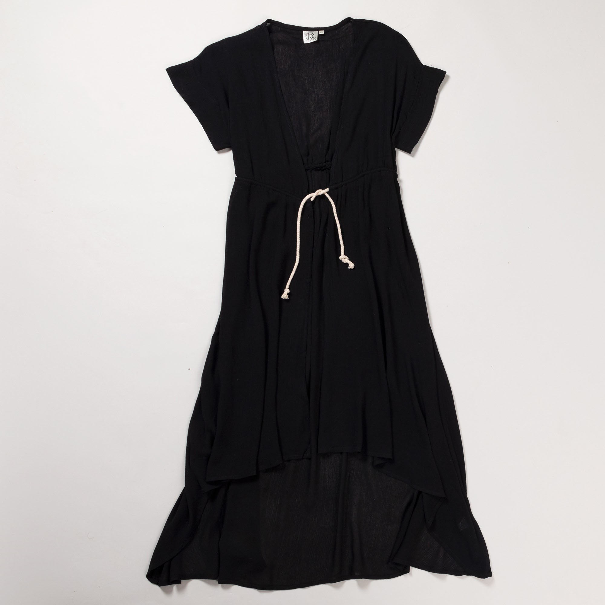 Short Sleeve Sheer Duster Cardigan - Aaria Tees Aaria Tees