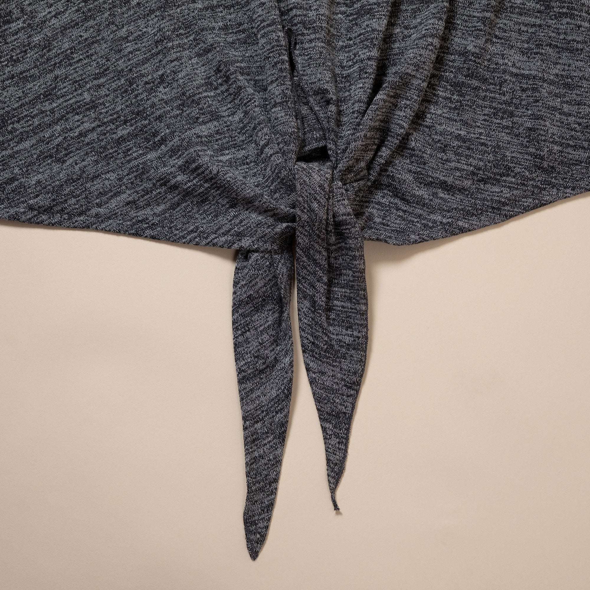 Tie Knot Lace Short Sleeve Shirt - Aaria Tees Aaria Tees