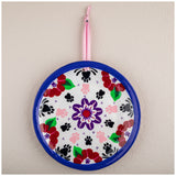 Paw Print Hand Painted Decorative Ceramic Plate - Aaria Tees Aaria Tees