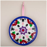 Paw Print Hand Painted Decorative Ceramic Plate - Aaria Tees Aaria Tees