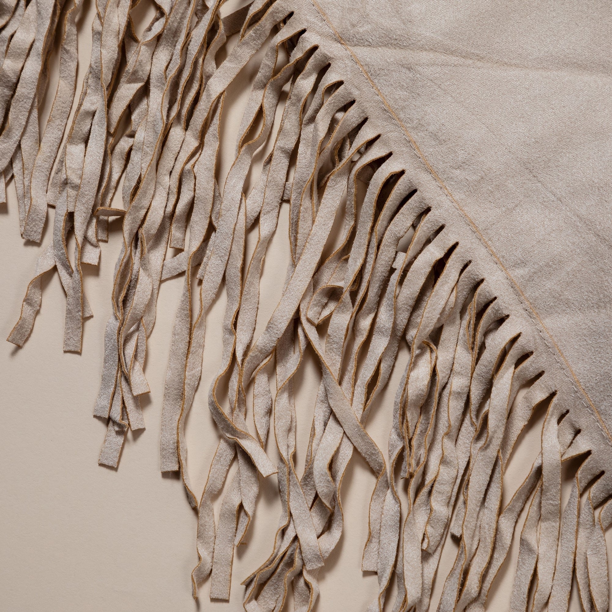 Oversized Vegan Leather Wrap with Fringe - Aaria Tees Aaria Tees