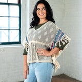 Open Weave Crochet Top with Fringe - Aaria Tees Aaria Tees