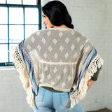 Open Weave Crochet Top with Fringe - Aaria Tees Aaria Tees