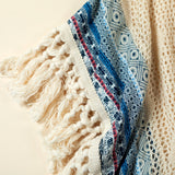 Open Weave Crochet Top with Fringe - Aaria Tees Aaria Tees