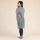 Distressed Long Cardigan - Aaria Tees Aaria Tees