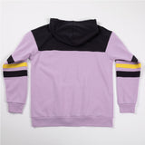 Paw Stripe Crossover Applique Hoodie - Aaria Tees Aaria Tees