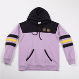 Paw Stripe Crossover Applique Hoodie - Aaria Tees Aaria Tees