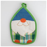 Garden Gnome Pot Holder & Dish Towel Set - Aaria Tees Aaria Tees