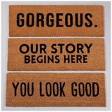 Warm Welcome Coir Door Mat - Aaria Tees Aaria Tees