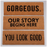 Warm Welcome Coir Door Mat - Aaria Tees Aaria Tees