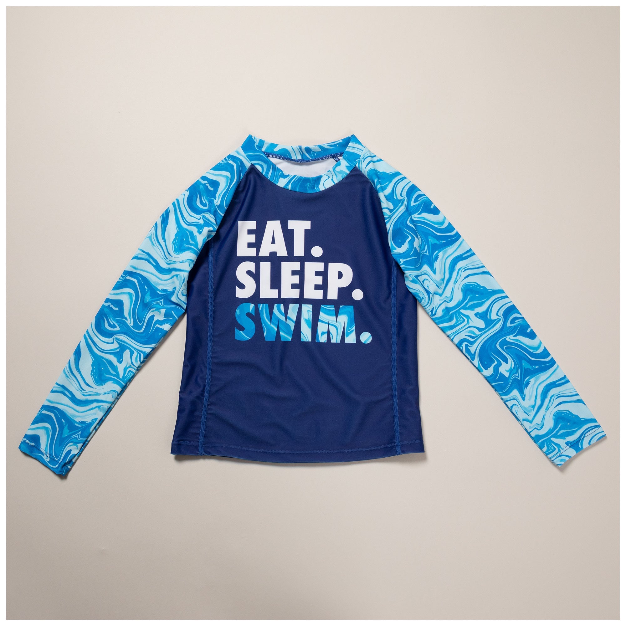 Kids Long Sleeve Rashguard Swim Shirt - Aaria Tees Aaria Tees