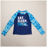 Kids Long Sleeve Rashguard Swim Shirt - Aaria Tees Aaria Tees