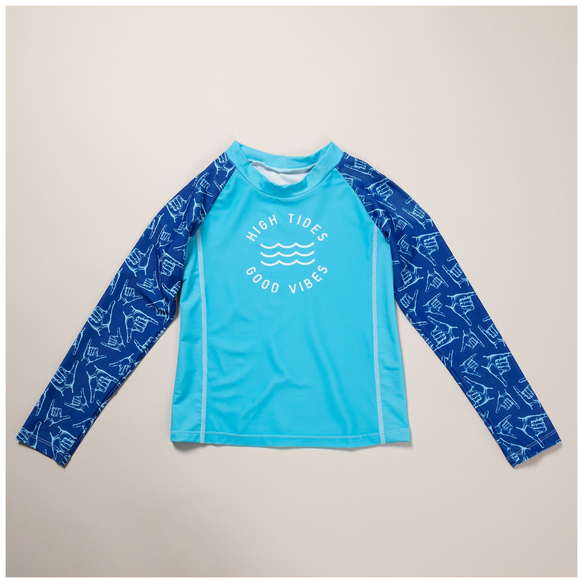 Kids Long Sleeve Rashguard Swim Shirt - Aaria Tees Aaria Tees