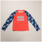 Kids Long Sleeve Rashguard Swim Shirt - Aaria Tees Aaria Tees