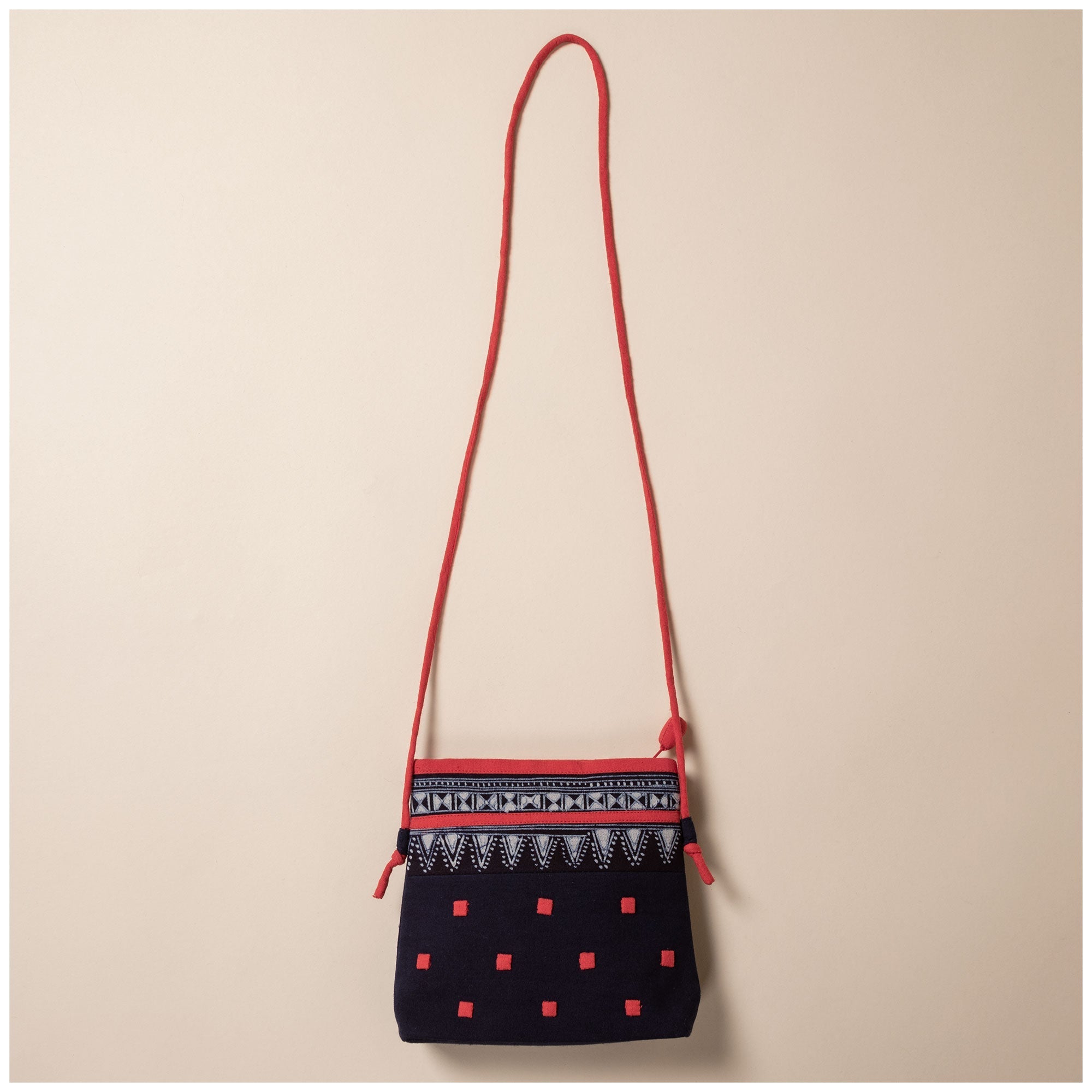 Hmong Batik Crossbody Bag - Aaria Tees Aaria Tees