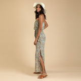 Saree Inspired Strapless Jumpsuit - Aaria Tees Aaria Tees