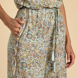 Saree Inspired Strapless Jumpsuit - Aaria Tees Aaria Tees