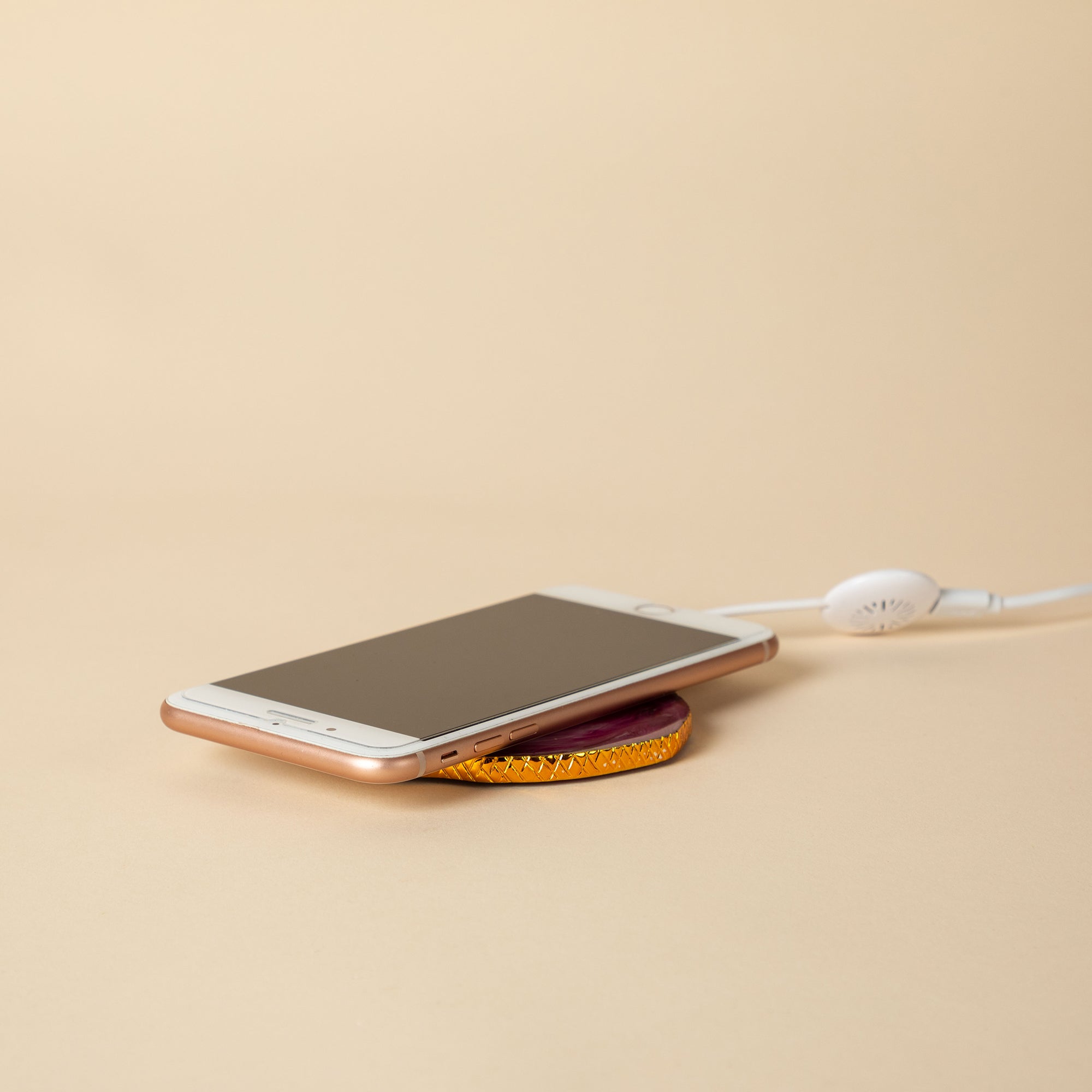 Wireless Charging Agate Crystal Pad - Aaria Tees Aaria Tees