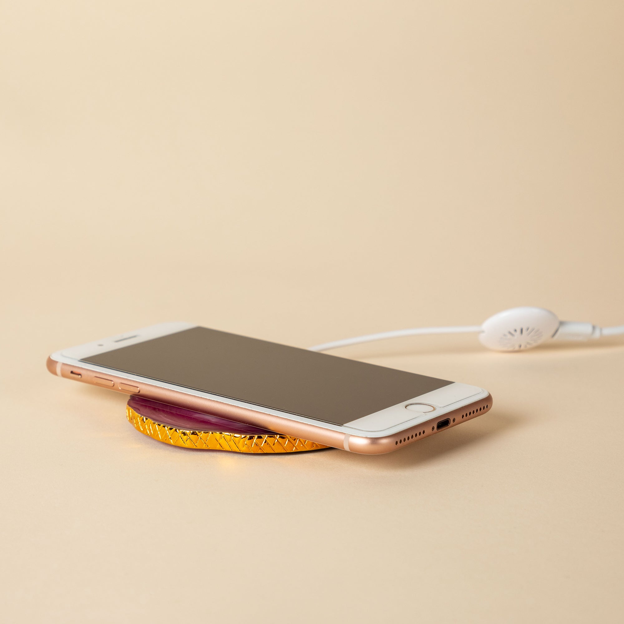 Wireless Charging Agate Crystal Pad - Aaria Tees Aaria Tees