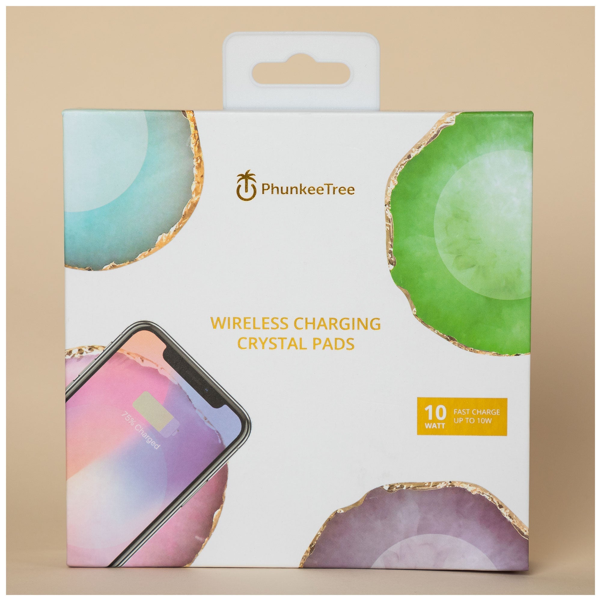 Wireless Charging Agate Crystal Pad - Aaria Tees Aaria Tees