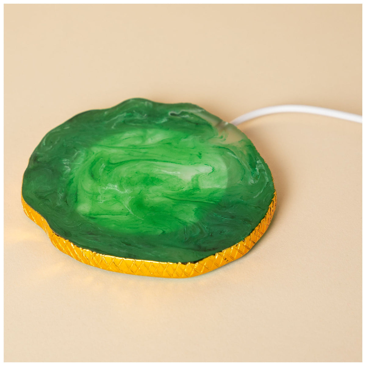 Wireless Charging Agate Crystal Pad - Aaria Tees