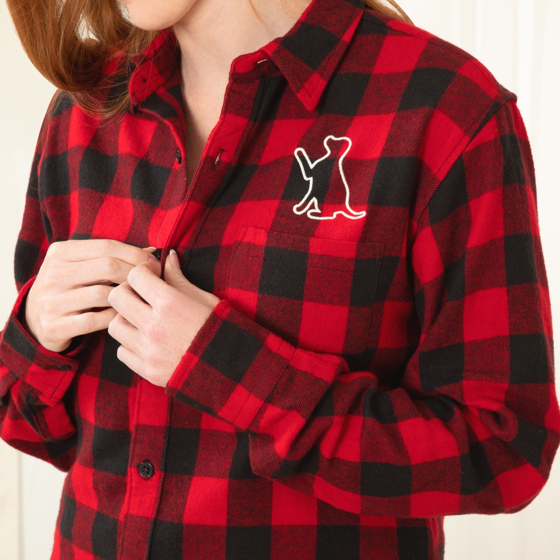 Pet Silhouette Flannel Shirt - Aaria Tees Aaria Tees