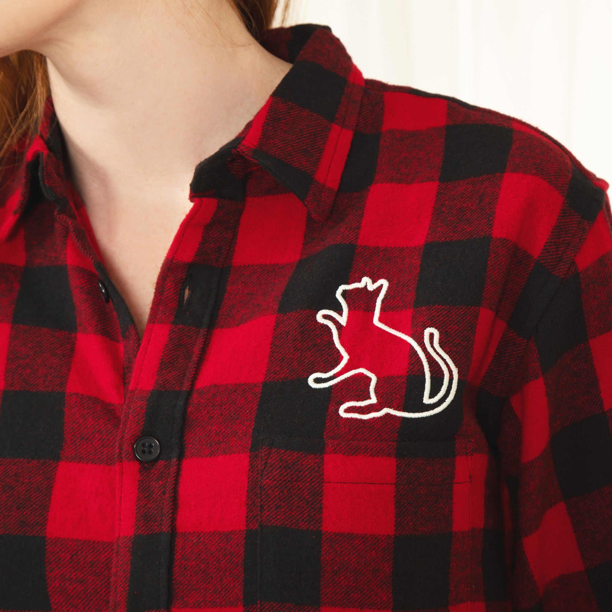 Pet Silhouette Flannel Shirt - Aaria Tees Aaria Tees