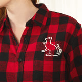 Pet Silhouette Flannel Shirt - Aaria Tees Aaria Tees