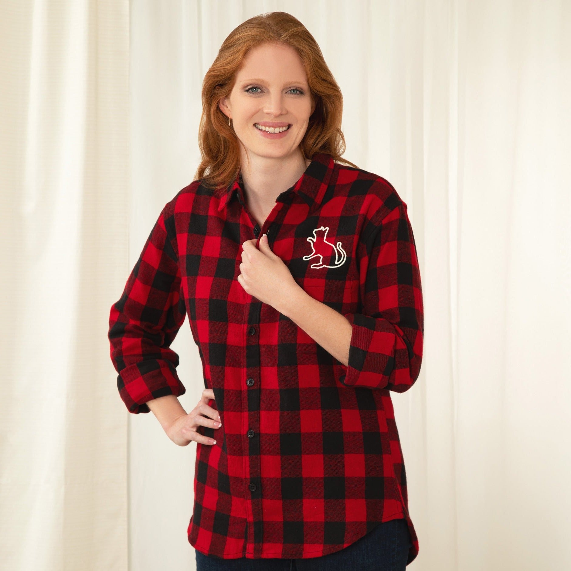 Pet Silhouette Flannel Shirt - Aaria Tees Aaria Tees