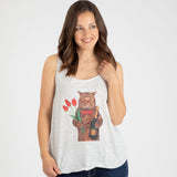 Cat Happy Hour Tank Top - Aaria Tees Aaria Tees