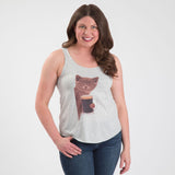 Cat Happy Hour Tank Top - Aaria Tees Aaria Tees