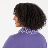 Paw Print Shawl Collar Top - Aaria Tees Aaria Tees