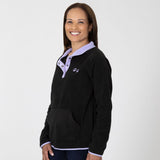 Paw Print Cadet Snap Fleece Pullover - Aaria Tees Aaria Tees