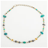 Dangling Gemstones Hand Beaded Anklet - Aaria Tees Aaria Tees