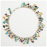 Dangling Gemstones Hand Beaded Anklet - Aaria Tees Aaria Tees