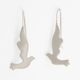 Dove Silhouette Sterling Earrings - Aaria Tees Aaria Tees