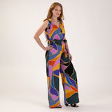 Metamorphosis Tie Shoulder Jumpsuit - Aaria Tees Aaria Tees