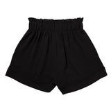 High-Waist Ruffle Top Cuff Shorts - Aaria Tees Aaria Tees