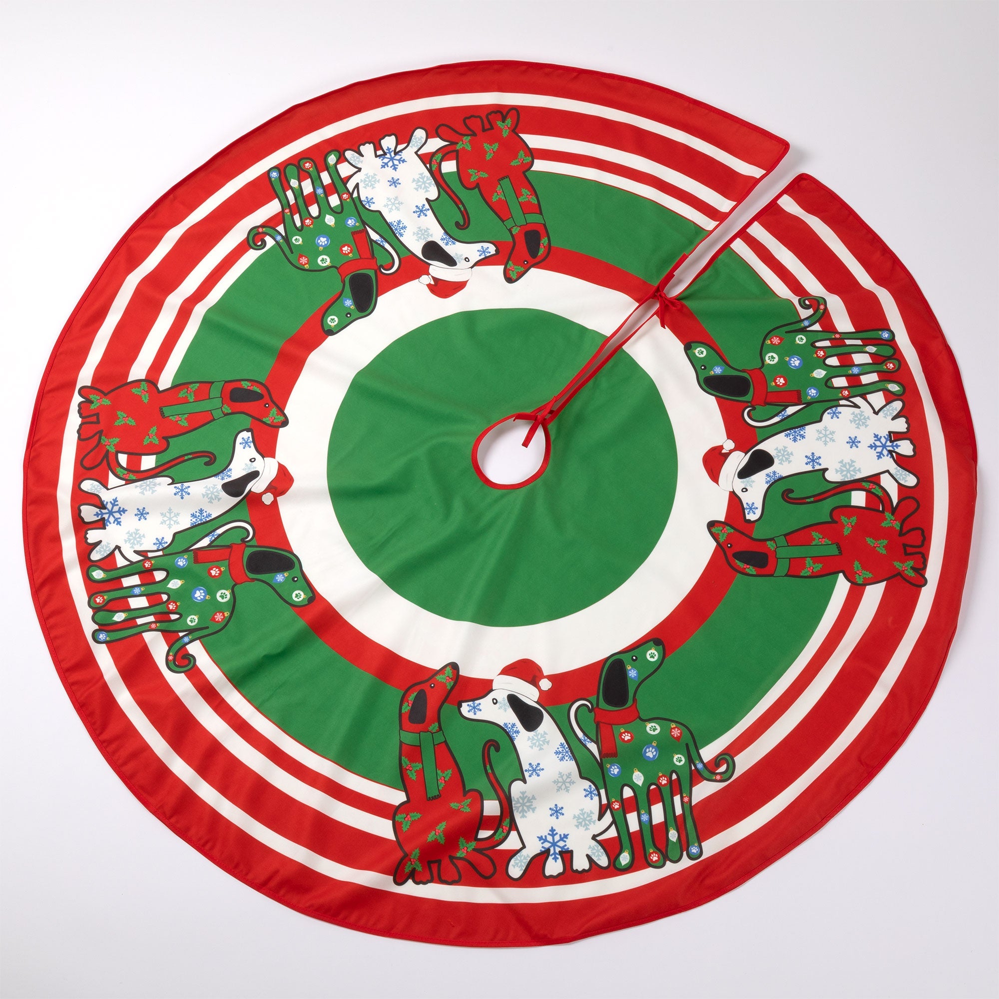 Pets & Paws Christmas Tree Skirt - Aaria Tees Aaria Tees