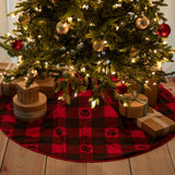 Pets & Paws Christmas Tree Skirt - Aaria Tees Aaria Tees