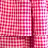 Gingham Layered Maxi Dress - Aaria Tees Aaria Tees