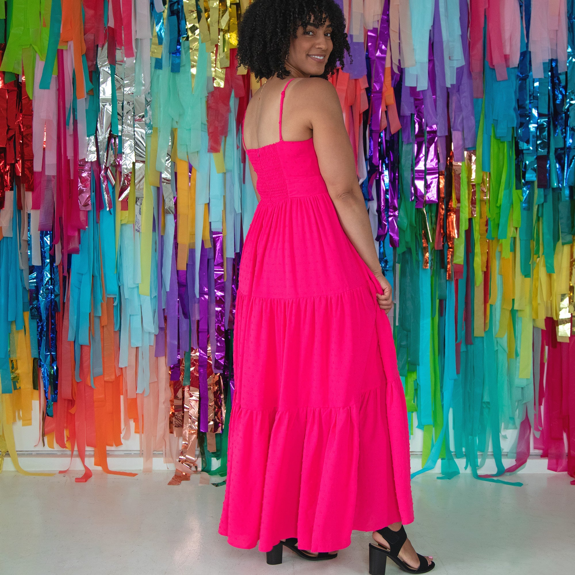 Keyhole Bow Maxi Dress - Aaria Tees Aaria Tees