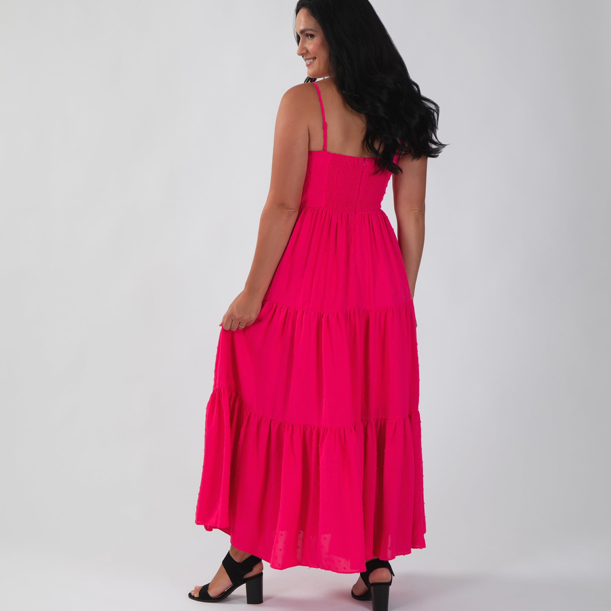 Keyhole Bow Maxi Dress - Aaria Tees Aaria Tees