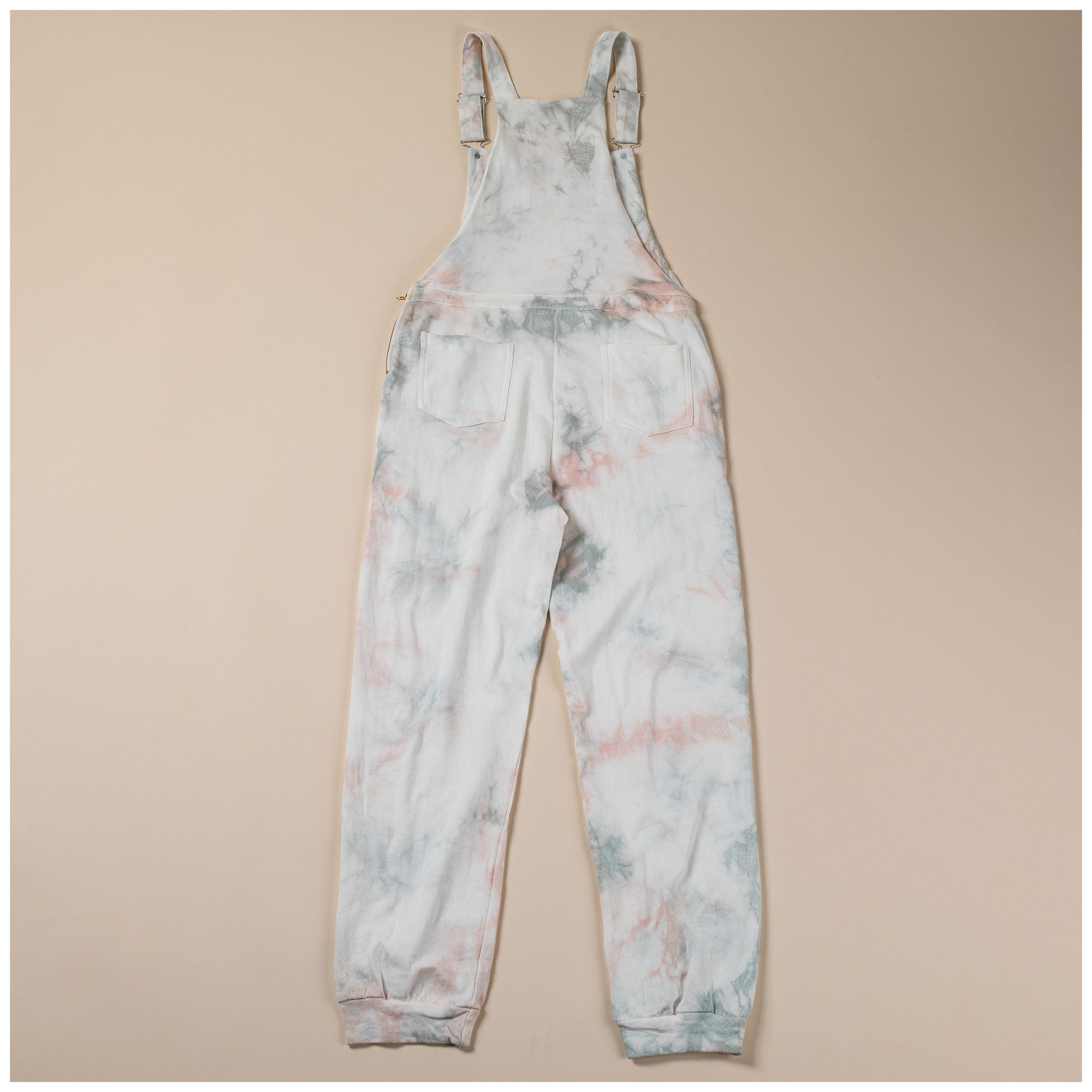 Pink Cloud Tie-Dye Overalls - Aaria Tees Aaria Tees