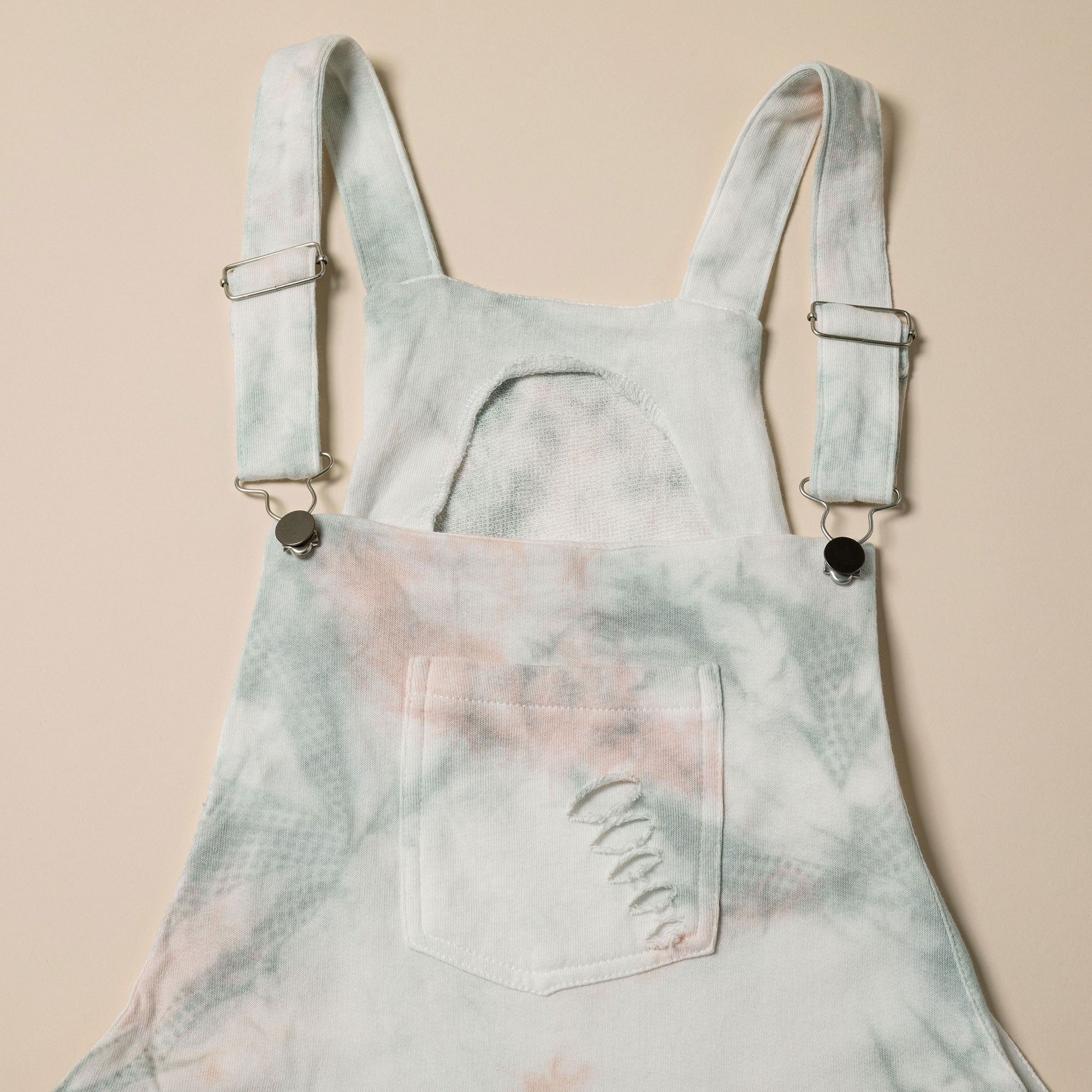 Pink Cloud Tie-Dye Overalls - Aaria Tees Aaria Tees