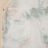 Pink Cloud Tie-Dye Overalls - Aaria Tees Aaria Tees