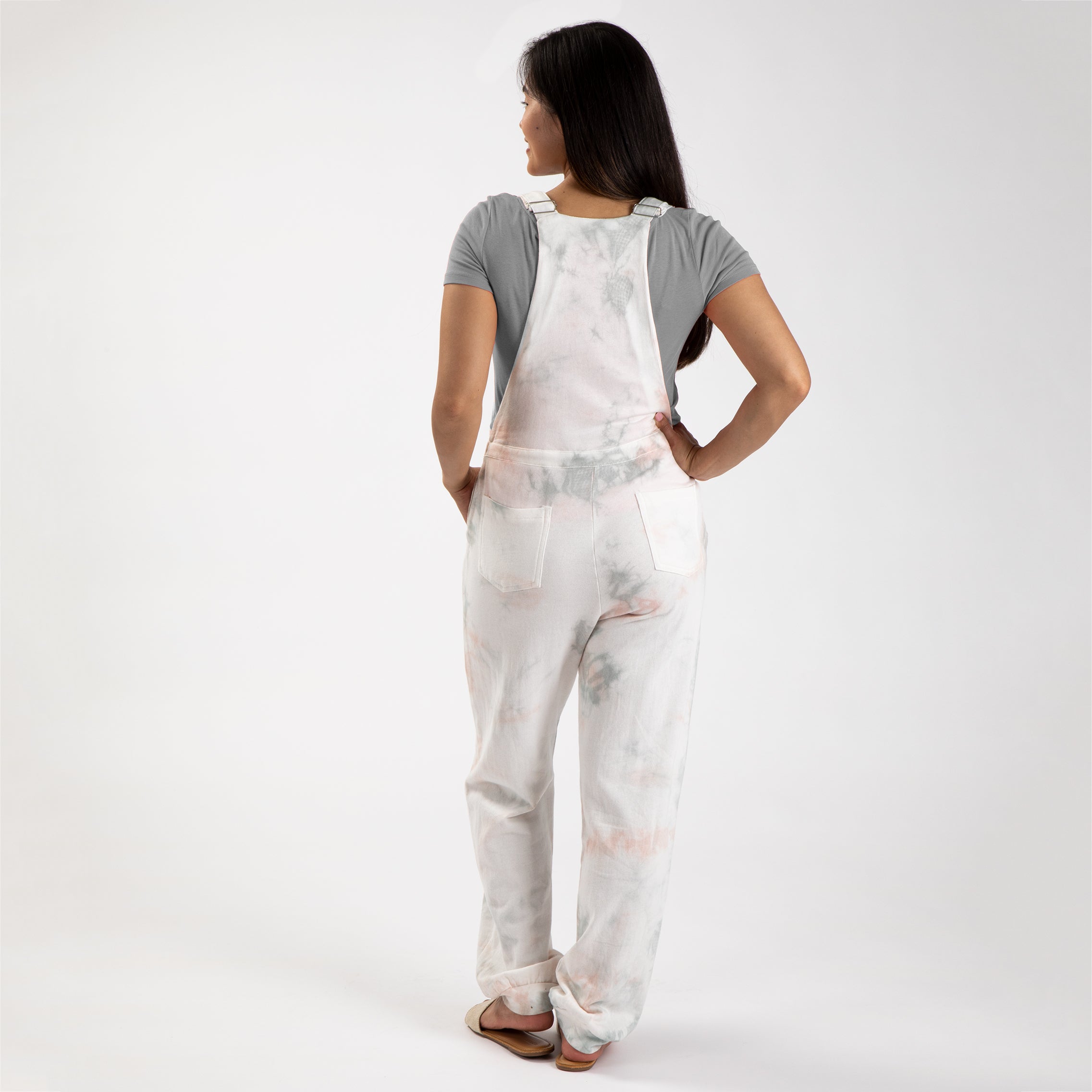 Pink Cloud Tie-Dye Overalls - Aaria Tees Aaria Tees