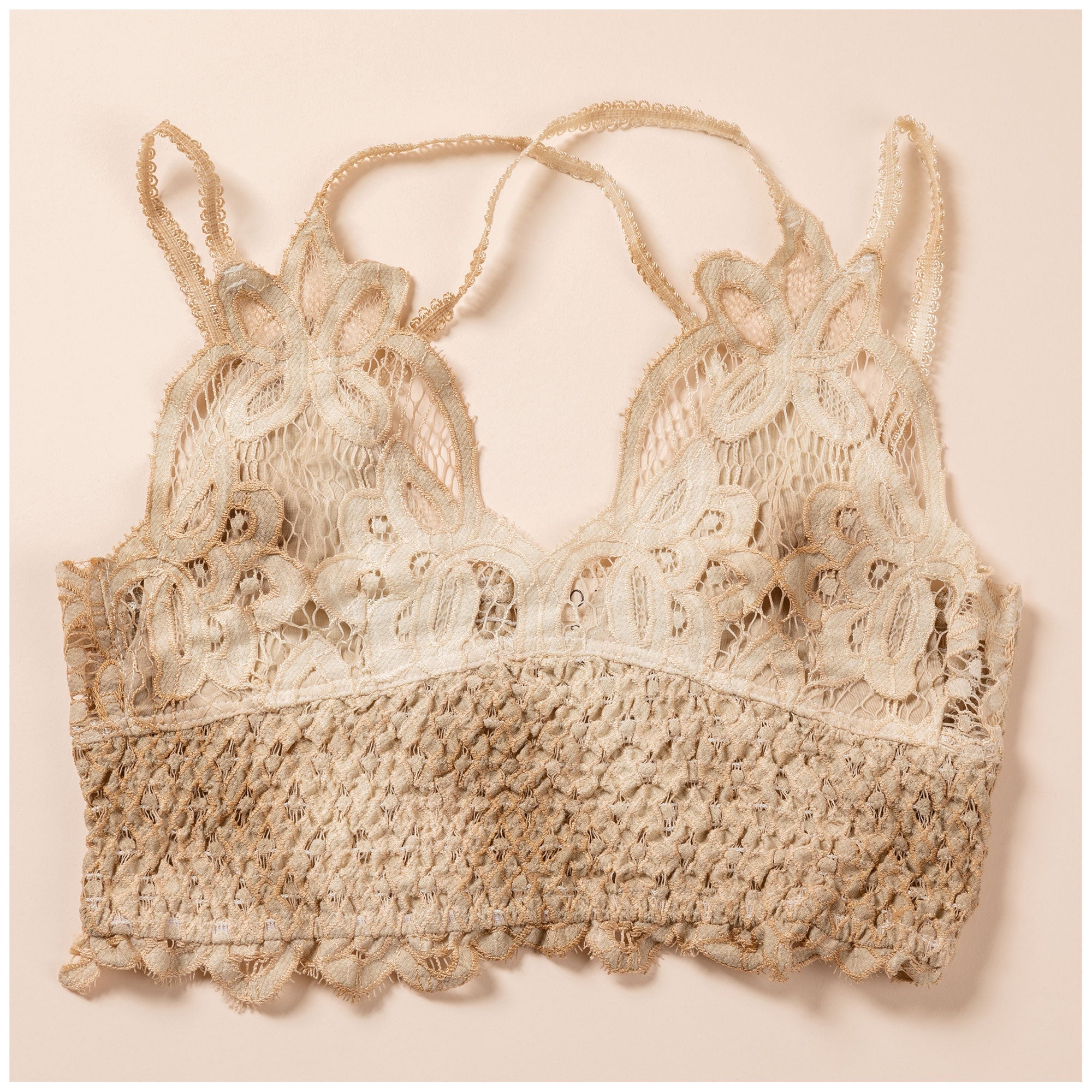 Pineapple Lace Bralette - Aaria Tees Aaria Tees